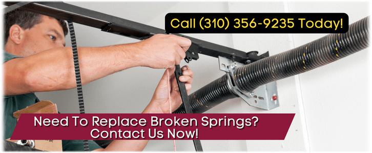 Broken Garage Door Spring Repair Redondo Beach 